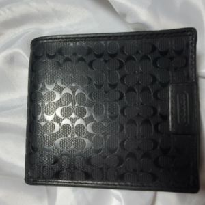 Men's Coach Wallet Black Great Condition.